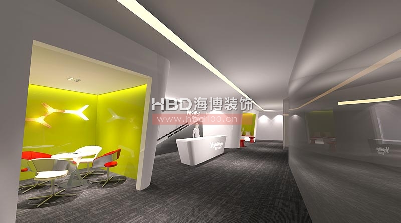 要玩游戲辦公室裝修 前臺設(shè)計(jì)