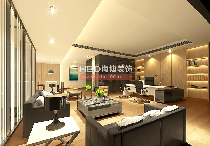 龍威擔(dān)保白云區(qū)辦公室裝修設(shè)計 經(jīng)理室