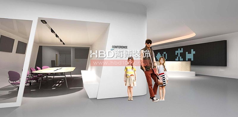 百田信息科技公司通道設計裝修 百田信息科技公司通道設計裝修