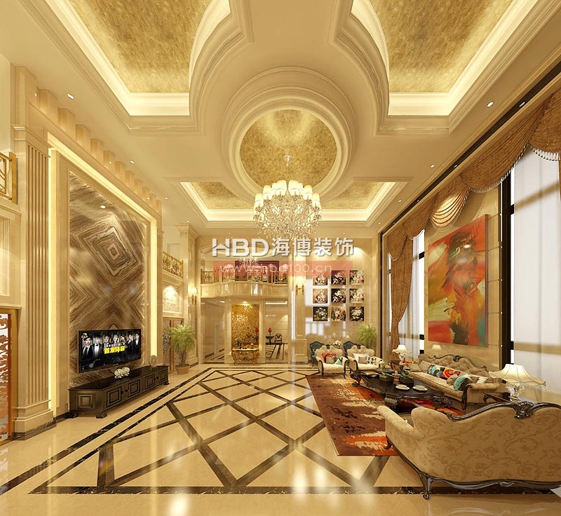 高品位別墅裝修設(shè)計(jì),客廳裝修.jpg