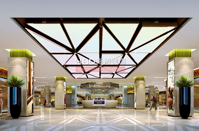 渤海家居購(gòu)物商場(chǎng)裝修設(shè)計(jì) 大堂