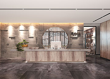 富力新天地辦公室裝修設(shè)計(jì)（恩珍源人參公司）