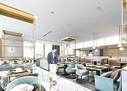 簽約廣州西餐廳裝修設(shè)計(jì) 保利中達(dá)廣場(chǎng)喜摯旗艦店