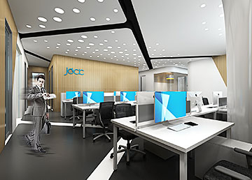 暨創(chuàng)高格調(diào)廣州辦公室裝修設計