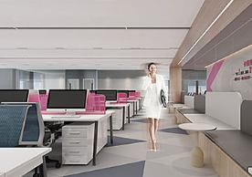 簽約電商貿(mào)易公司辦公室裝修設計